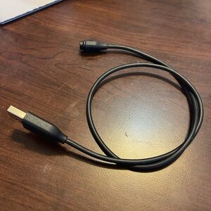Magnetic Charging Cable with USB-A Connector - Black
